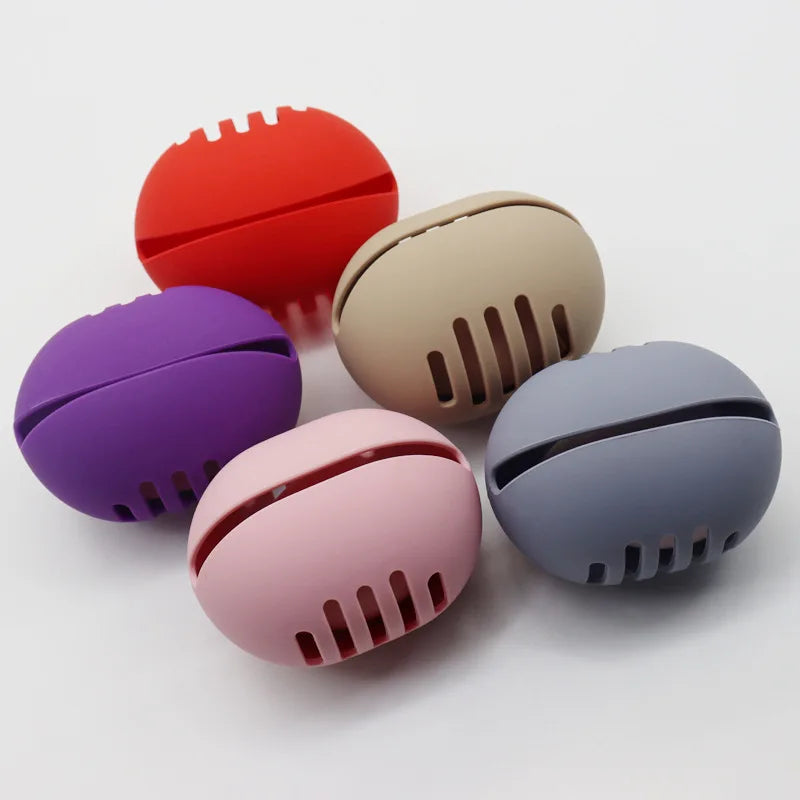 1PC Makeup Sponge Holder Eco-Friendly Silicone Multi-hole Beauty Egg Storage Case Travel Protable Cosmetic Puff Box Maquillaje