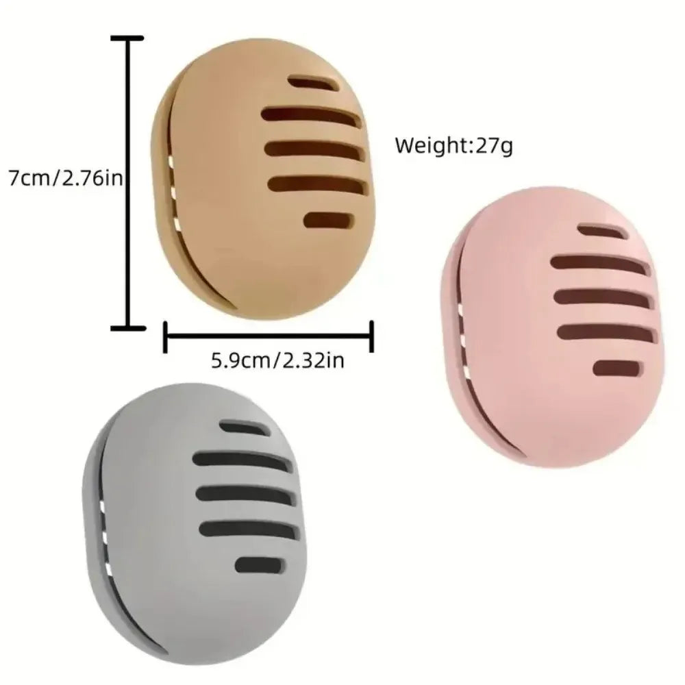 1PC Makeup Sponge Holder Eco-Friendly Silicone Multi-hole Beauty Egg Storage Case Travel Protable Cosmetic Puff Box Maquillaje