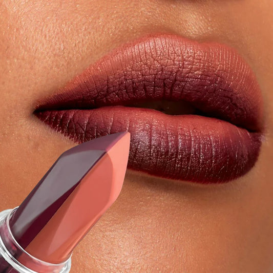 Dual-Tone Gradient Lipstick – Matte & Moisture in One